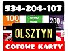 Odbir Olsztyn ! Zarejestrowane karty sim Czeskie 